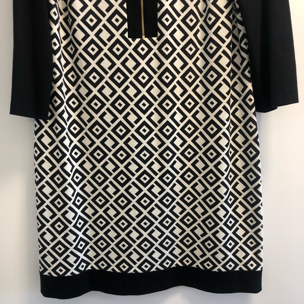 EUC Tahari Arthur S. Levine Black & White Dress - Picture 4 of 15